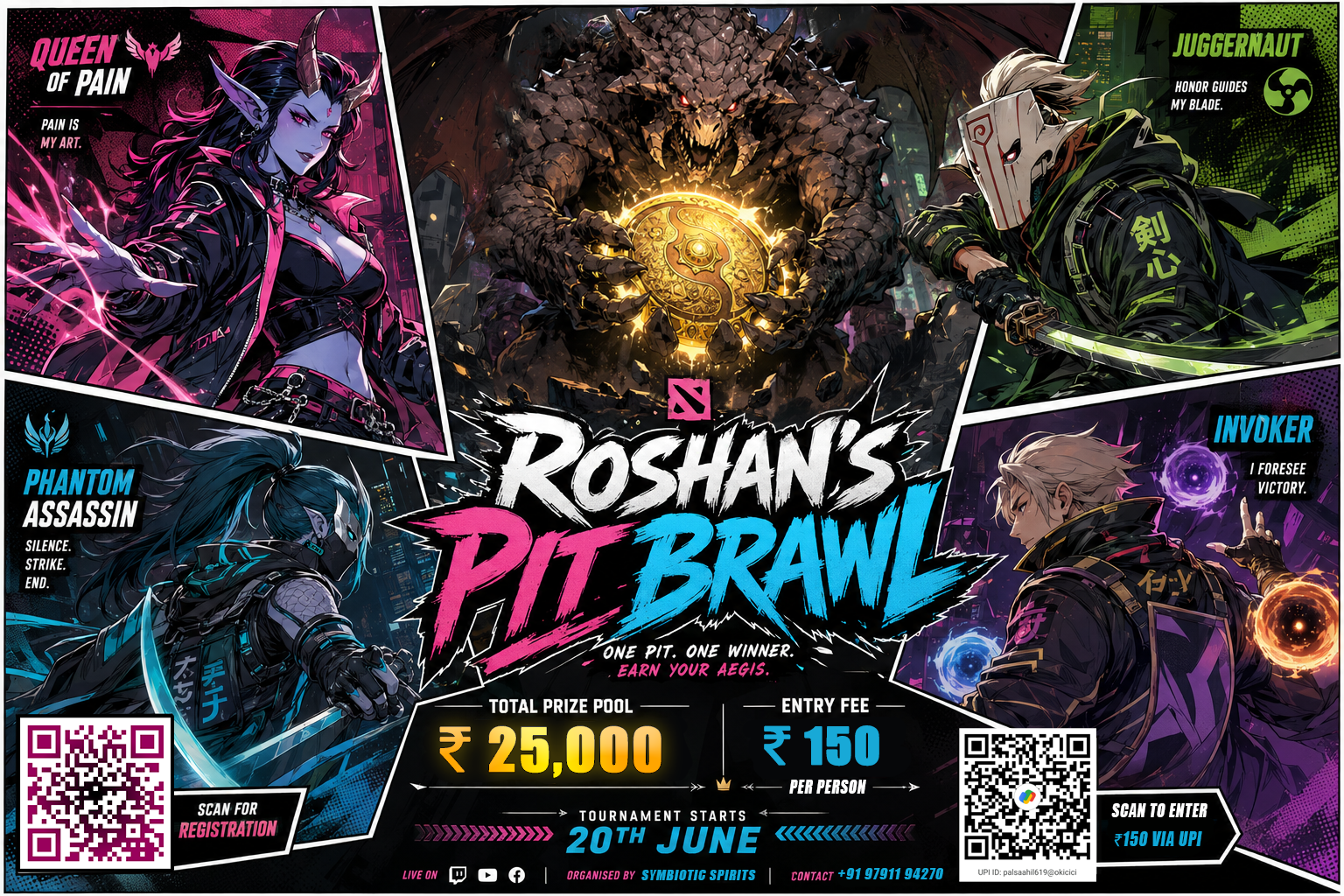 Roshan's Pit Brawl official poster